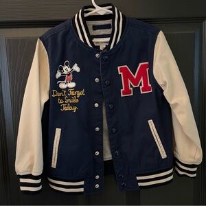 Gap x Disney kids letterman jacket